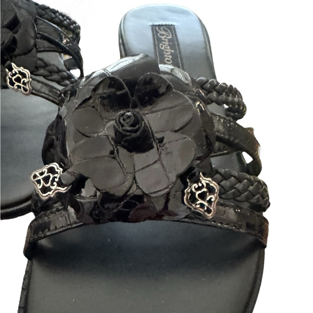 BRIGHTON Opera Black Women's Sandals - Picture 6 of 9